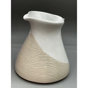 Pfaltzgraff SAND & SEAS Collection Sandbar Handless Pitcher Creamer